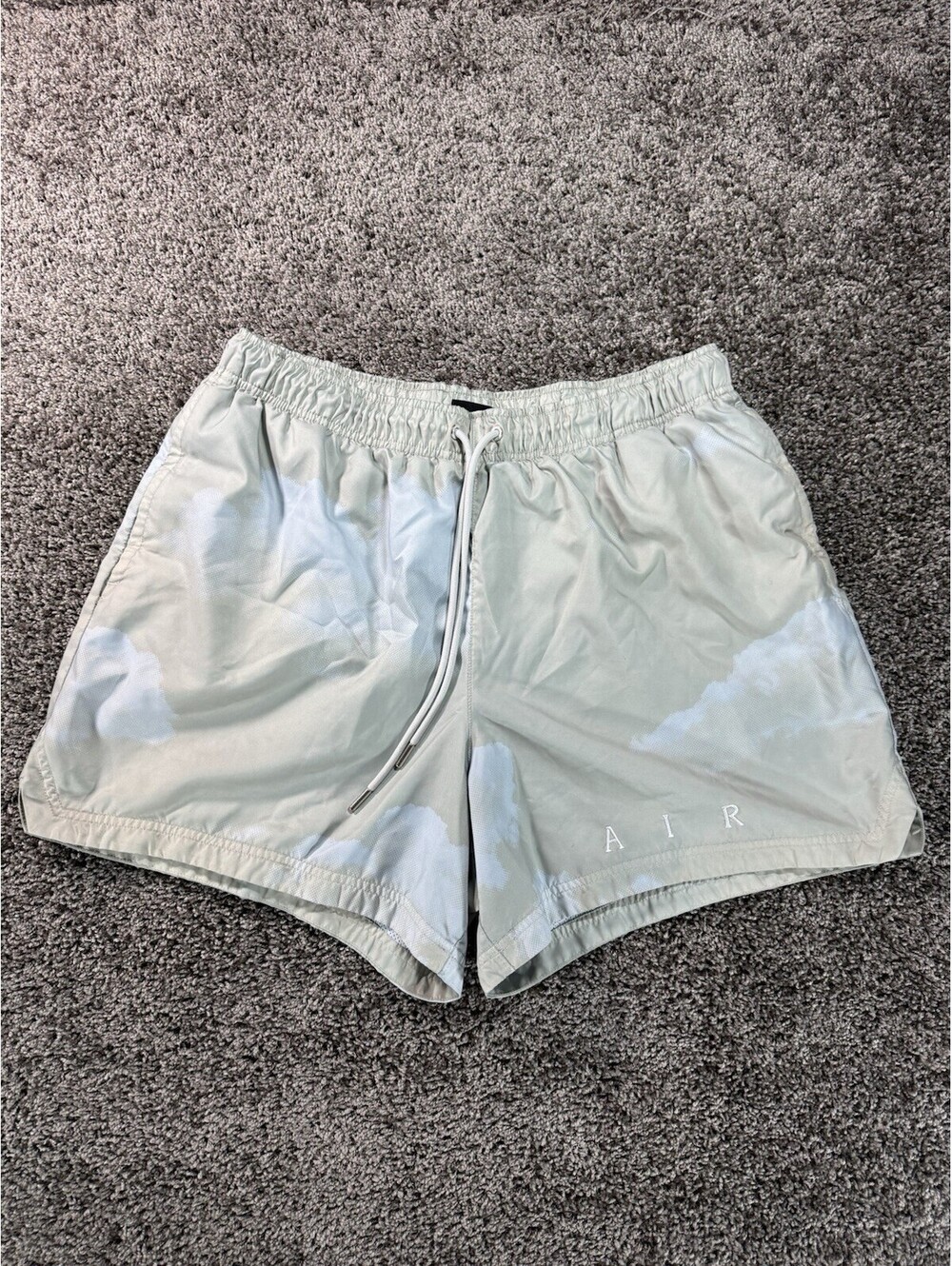 Air Jordan Essentials Poolside Shorts Size Men’s XXL Cloud Print